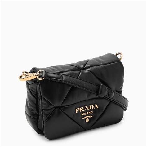 prada bandouliere noir|Sac Porté éPaule Prada Aimée En Cuir Noir .